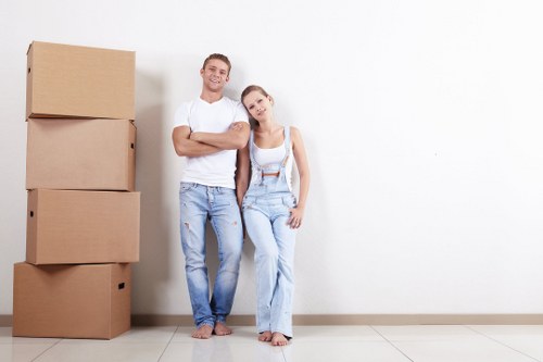 Moving truck service for residential moves in New Malden
