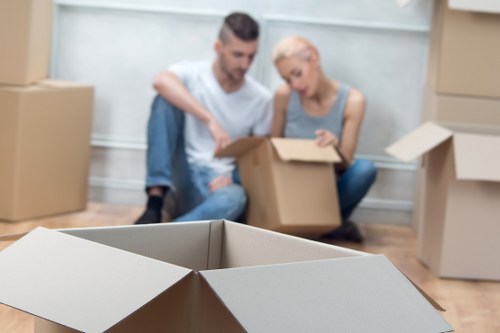 Man and van service helping with a local move in New Malden