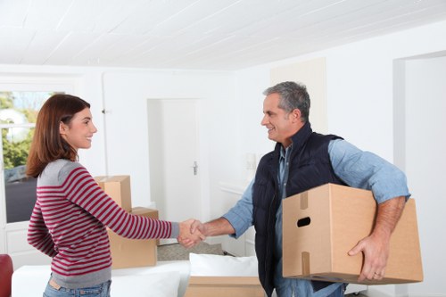 Careful moving of household furniture from a flat or house in New Malden