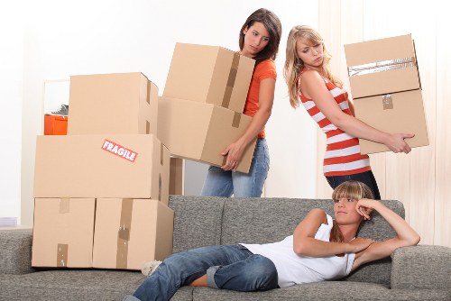 Careful loading and transport during removals in New Malden